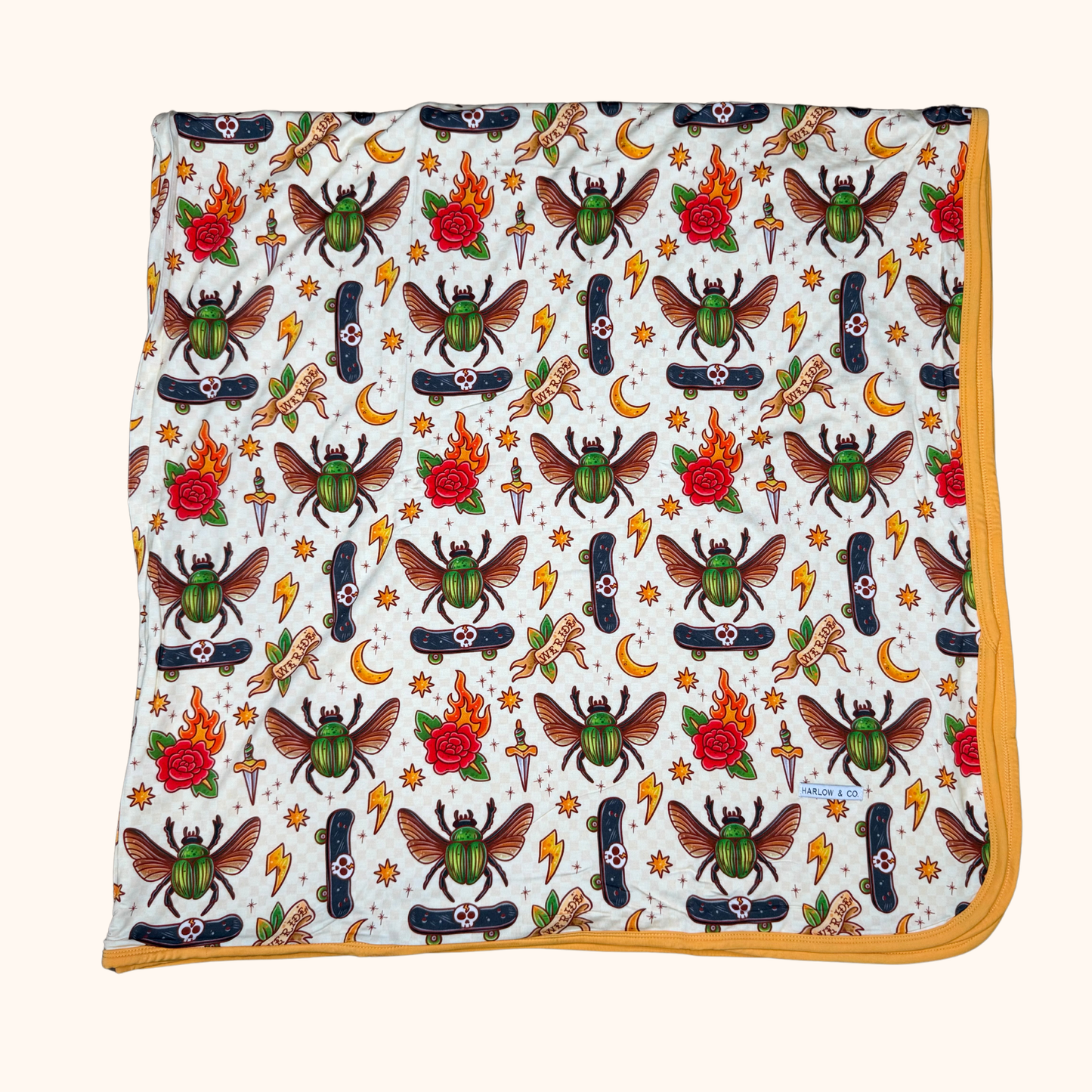 Wild Ride 3-Layer Bamboo Blanket