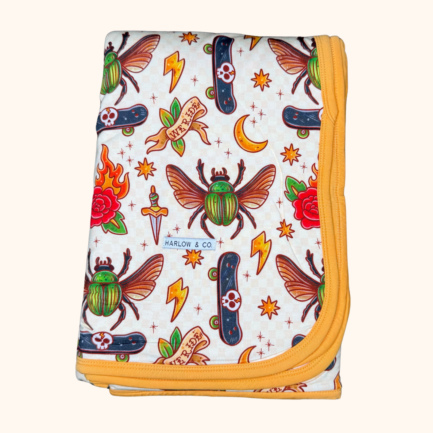 Wild Ride 3-Layer Bamboo Blanket
