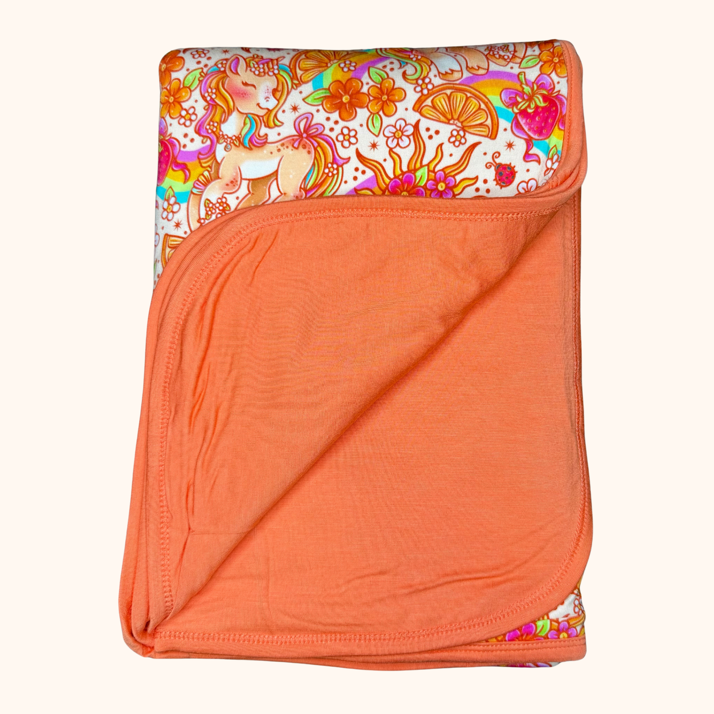 Sunshine Unicorn 3-Layer Bamboo Blanket